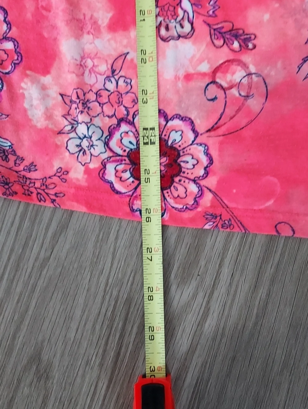 Justice Bright Pink Floral Tank Top